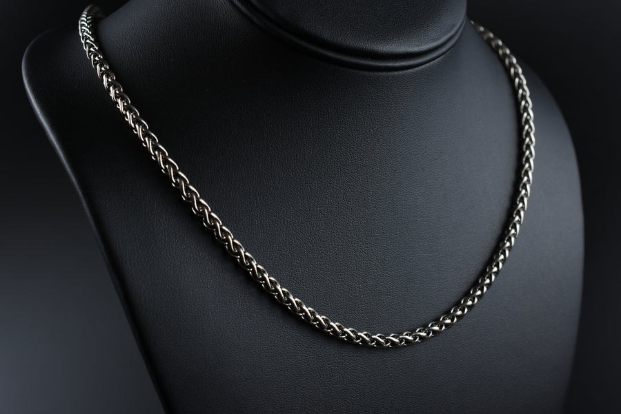 Silver Wheat Chain