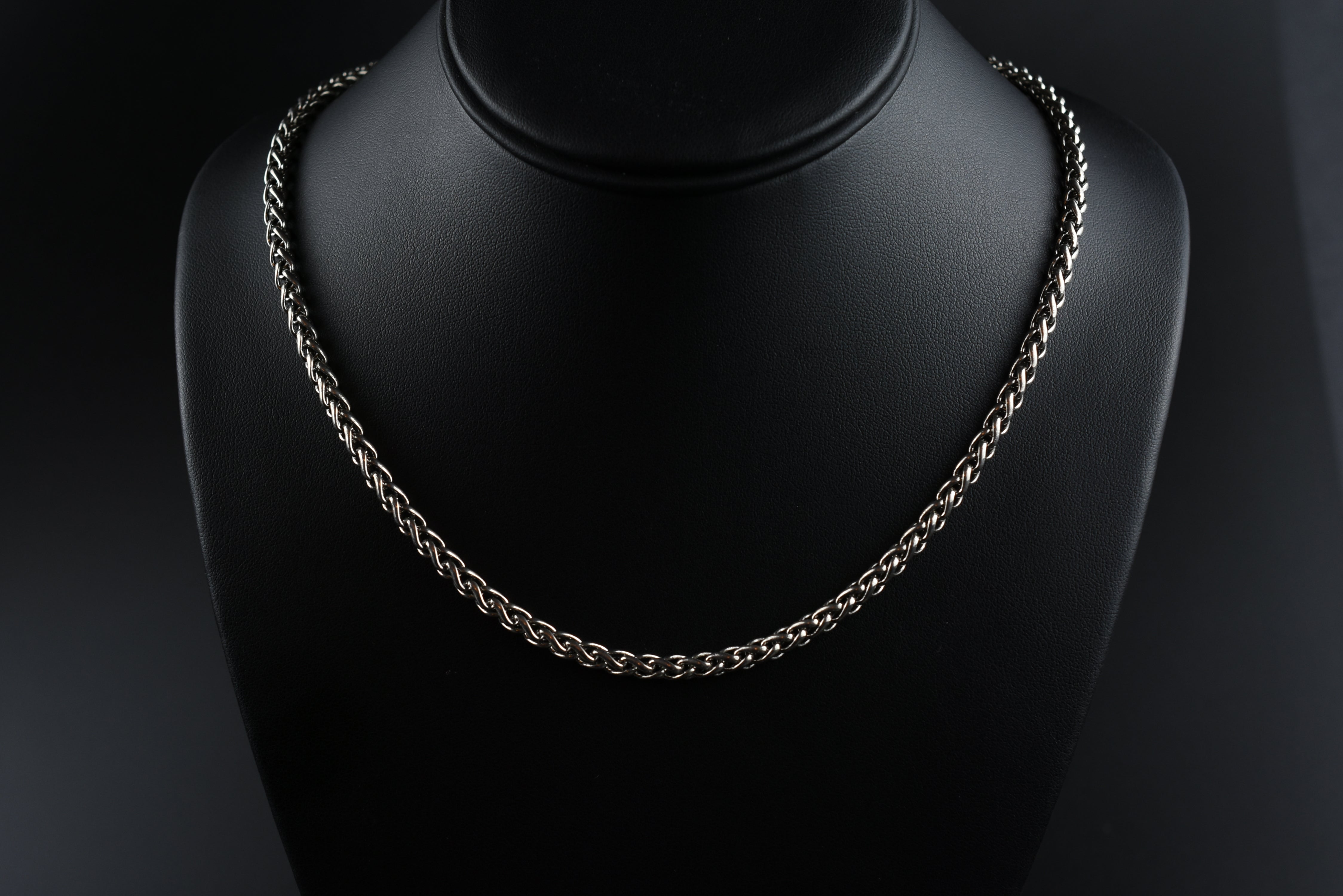 Silver Wheat Chain – Hammerwork Jewelry Co.