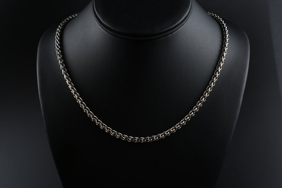 Silver Wheat Chain