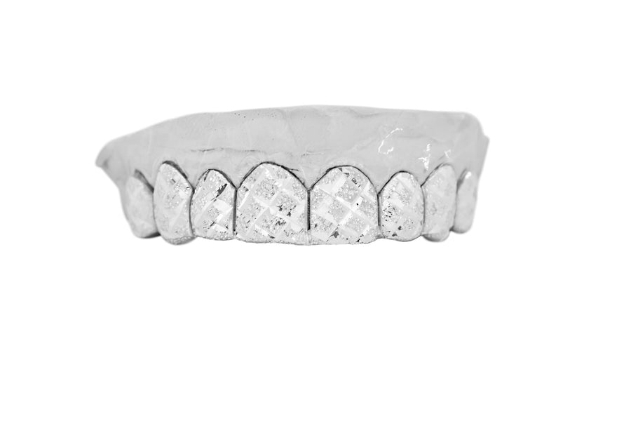 Gold Texture Grill (8 Teeth)