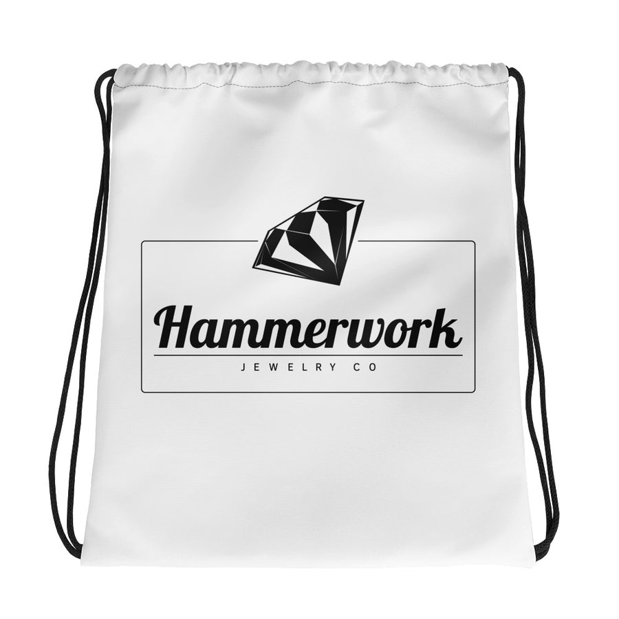 Rectangle Logo Drawstring Bag
