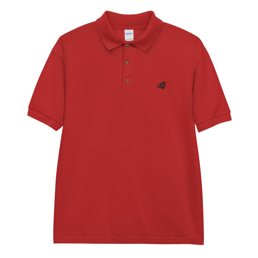 Black Diamond Embroidered Polo Shirt