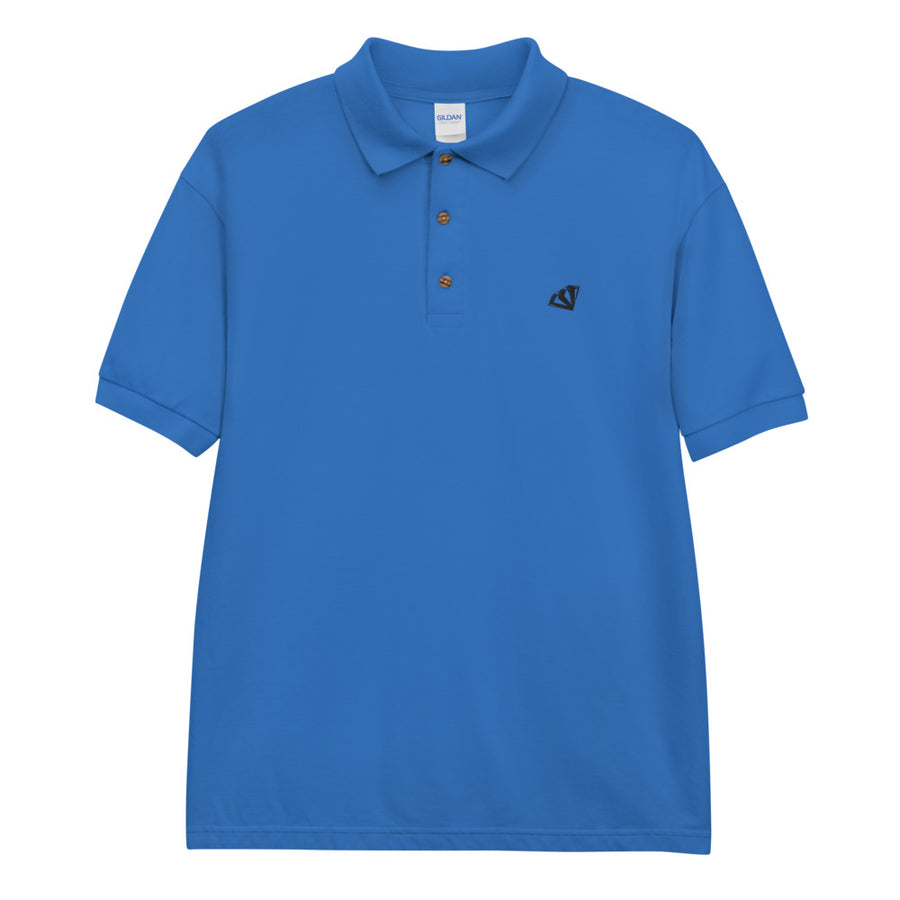 Black Diamond Embroidered Polo Shirt