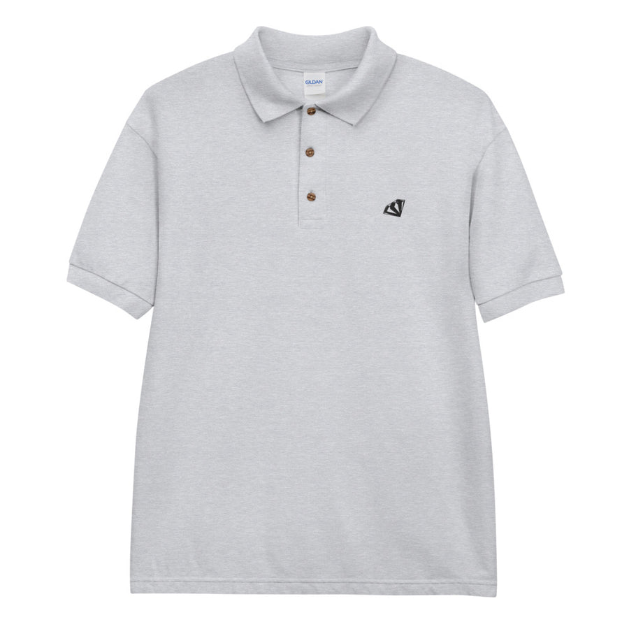 Black Diamond Embroidered Polo Shirt