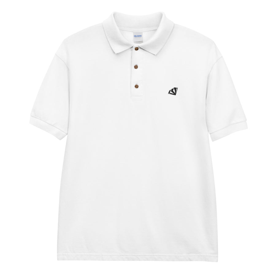 Black Diamond Embroidered Polo Shirt