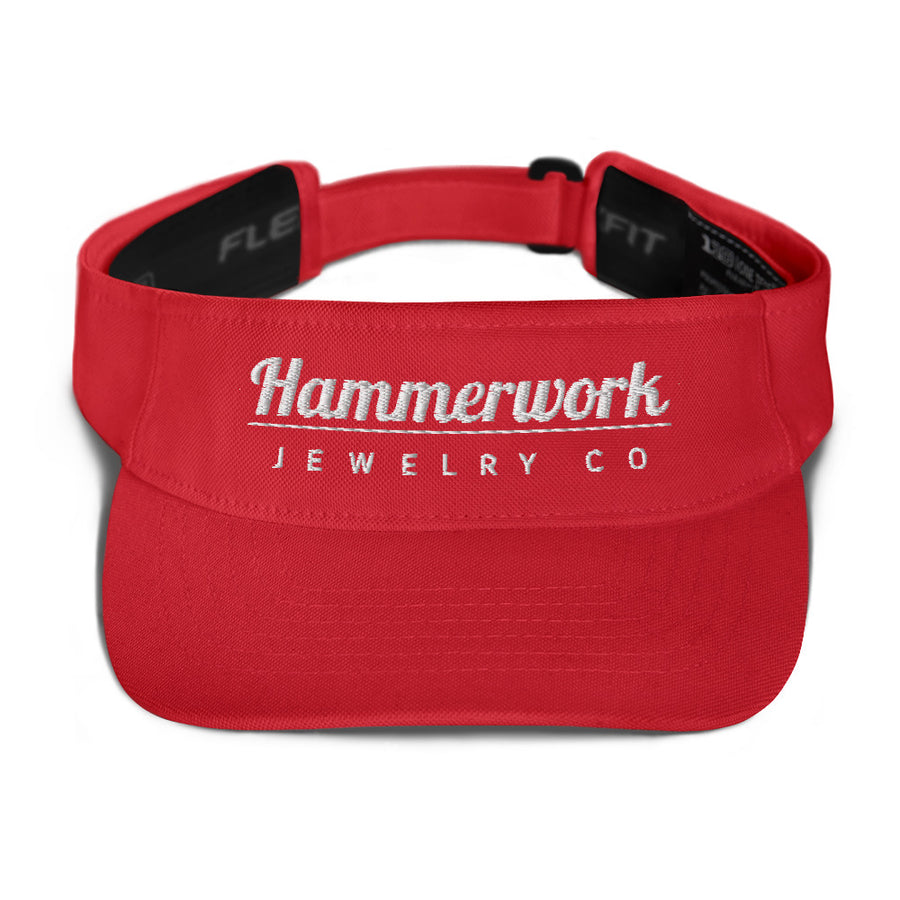 Hammerwork Visor (White Stitching)